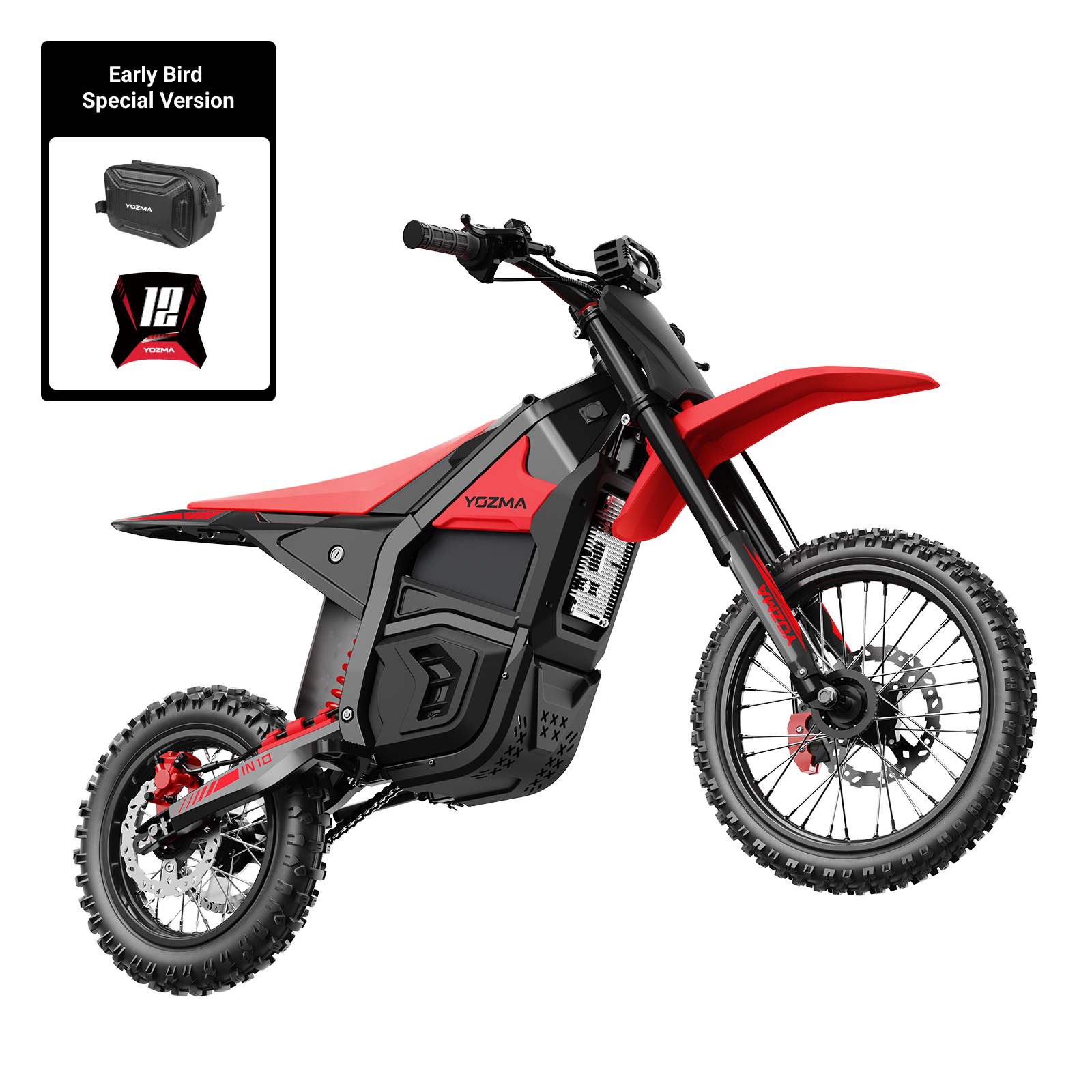 electric dirt bike with hydraulic brakes